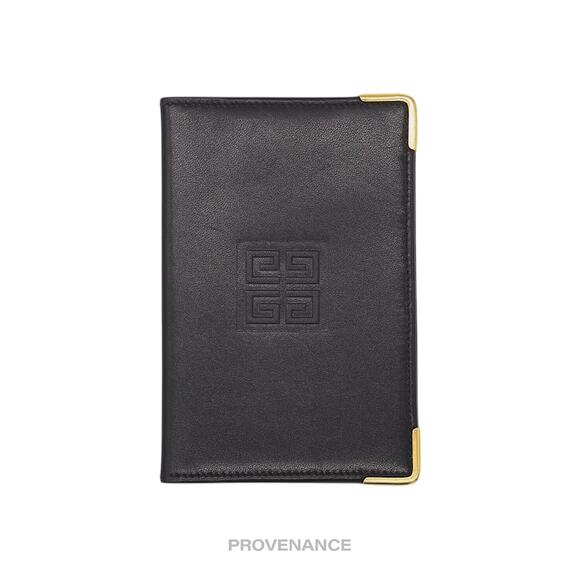 🔴 Givenchy 4G Logo Pocket Organizer Wallet - Black Leather - Picture 1 of 7